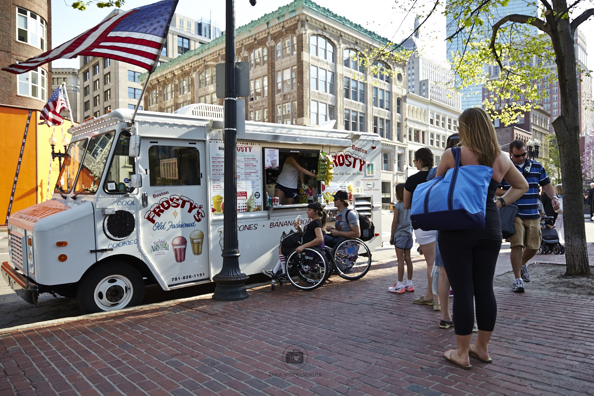 Softeis bei den Boston Public Gardens - Foto: Anna Spindelndreier