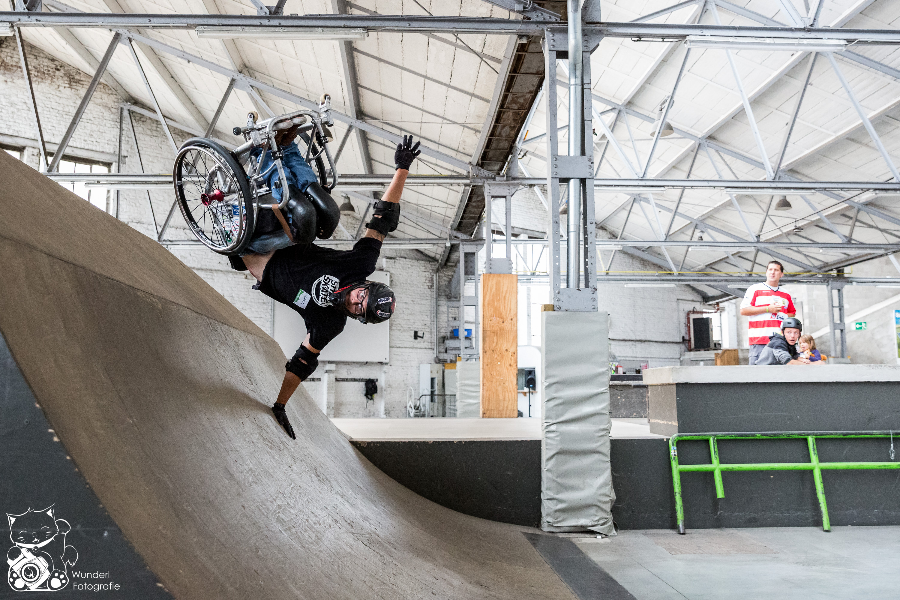 Der Heavy Beauty WCMX Wheelchair von SeanCo in Aktion - Foto: Steffie Wunderl