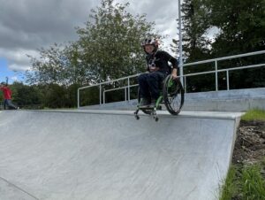 Neue inklusive Skateparks