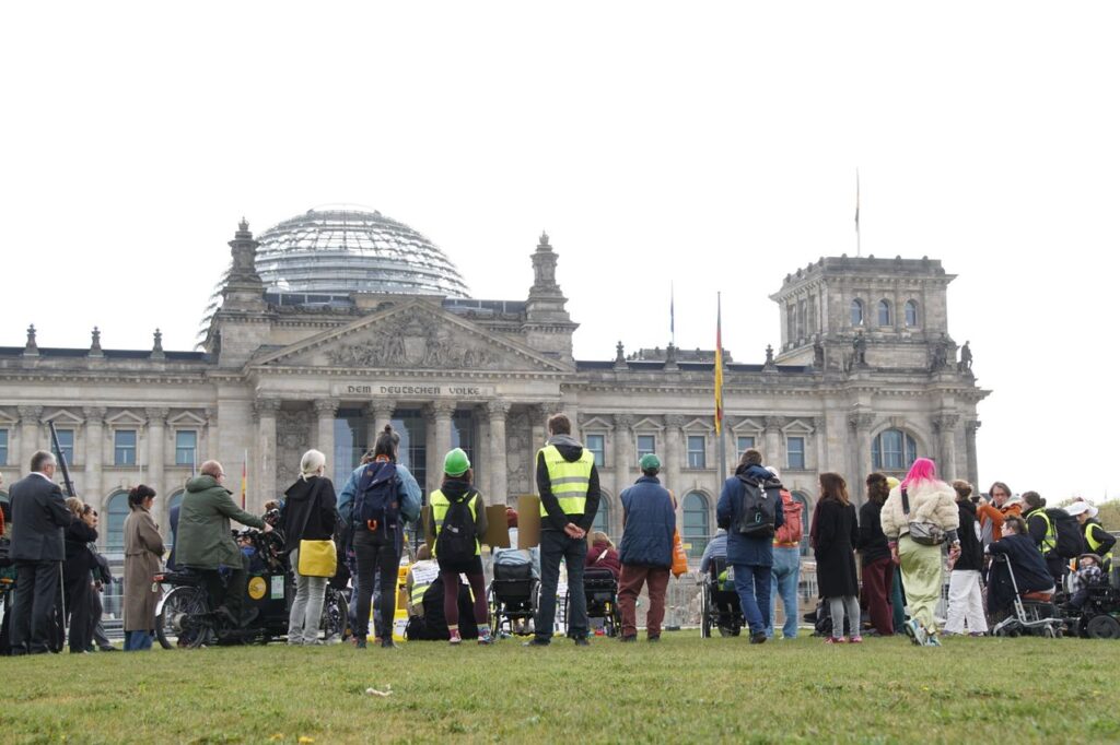 Demo vor dem Bundestag